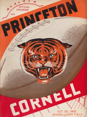 1952_College_Football_Princeton_Cornell_Schoellkopf Field_Program Poster
